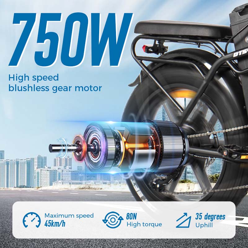 ChamRider DTS425 Ebike - 48V 32AH Battery, 125KM Range & 750W Power - Best - Value Choice for European Food Delivery Riders! - Image 4