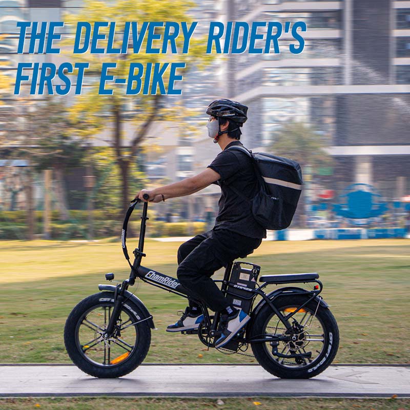 ChamRider DTS425 Ebike - 48V 32AH Battery, 125KM Range & 750W Power - Best - Value Choice for European Food Delivery Riders! - Image 6