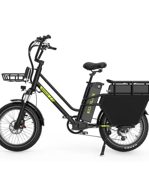 KOOLUX X8 Electric Cargo Bike | Monster 48V 65Ah Dual Battery | 220KM Max Range | 750W High-Torque Motor