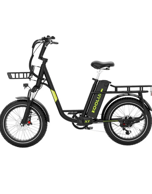 KOOLUX X7 Electric Bike | 48V 25Ah High-Capacity Battery | 120KM Max Range | 750W Peak Motor | 20" Fat Tires & Hydraulic Disc Brakes