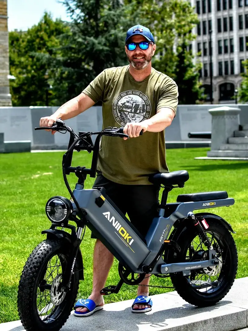 EU ANIIOKI AQ177 Pro Max: Ultra Long-Range Electric Fat Bike (48V 60Ah) - Image 6